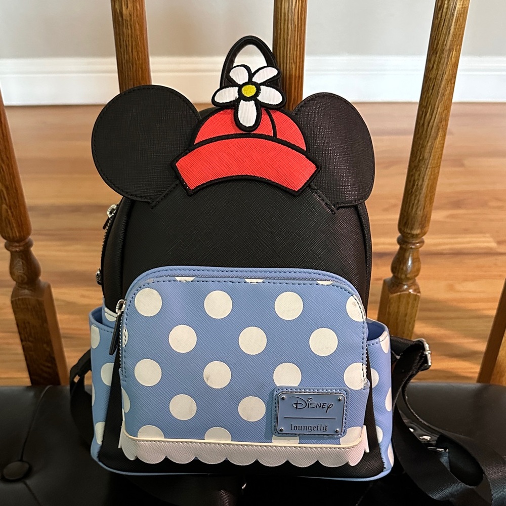 Disney Loungefly Minnie Mouse Polka Dot Backpack